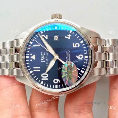 SWISS GRADE IWC Mark XVIII Heritage SS Blue Dial Watch New Replica